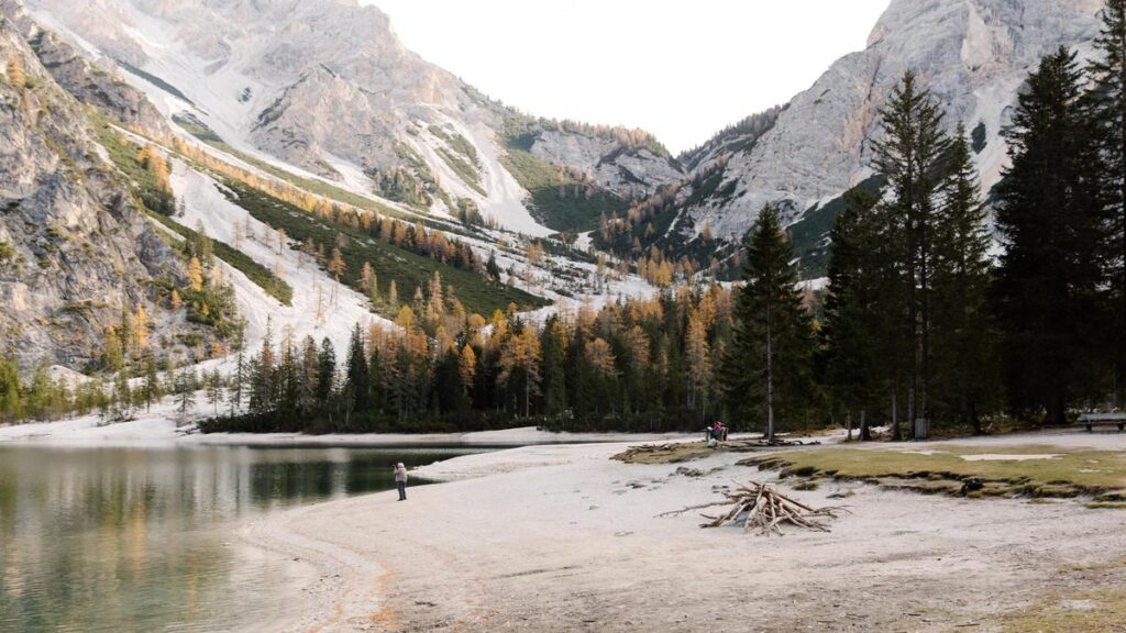 Over looking a beautiful off grid camp site