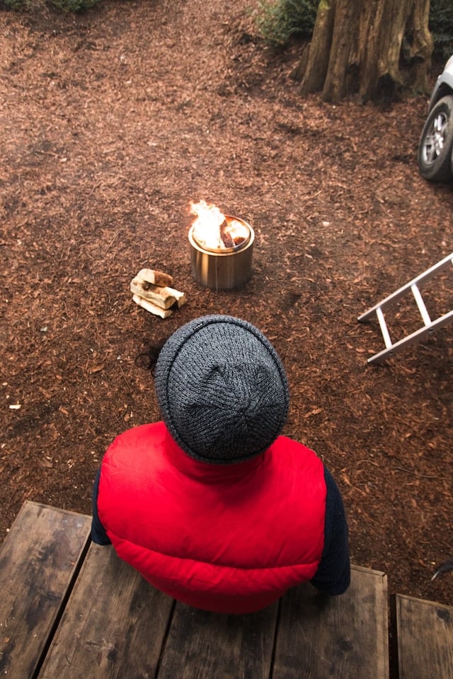 Camping with a Solo Stove