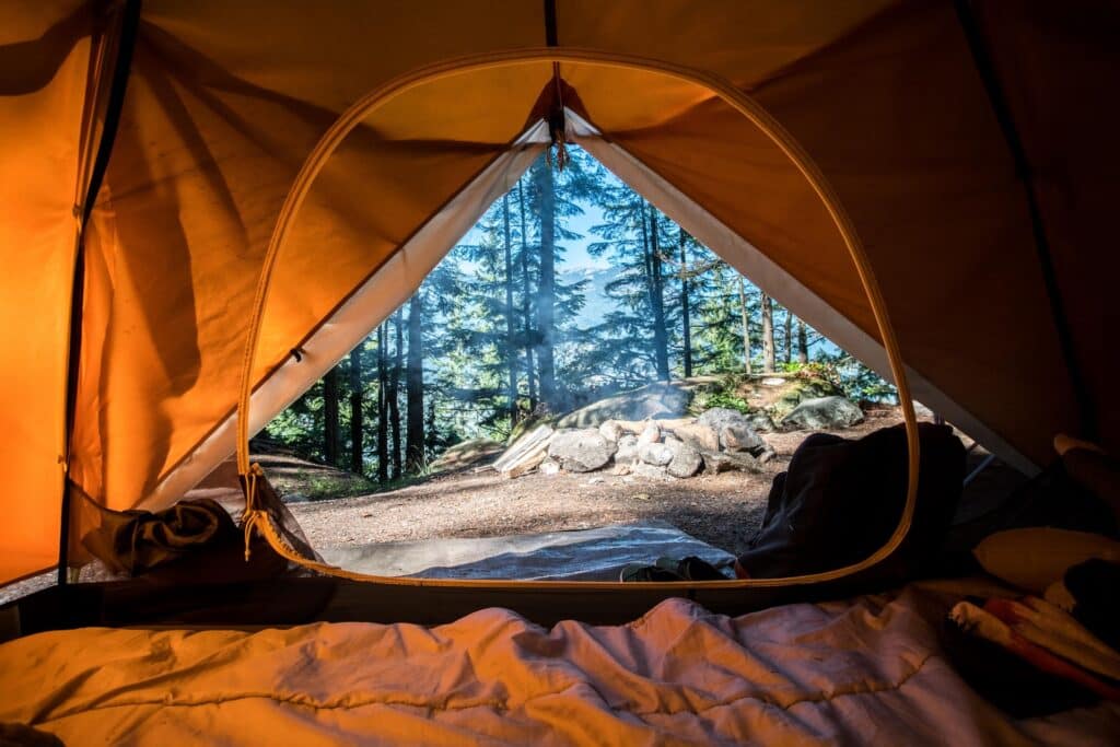 Camping In Yellowstone Park