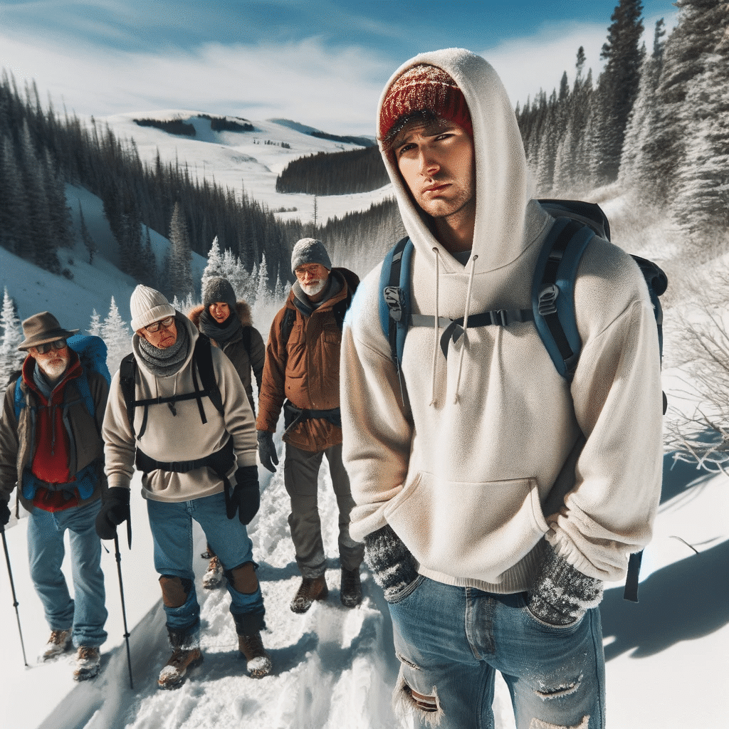 What not to wear winter Hiking