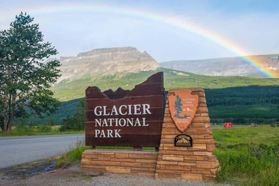 Entrance of Glacier National Park